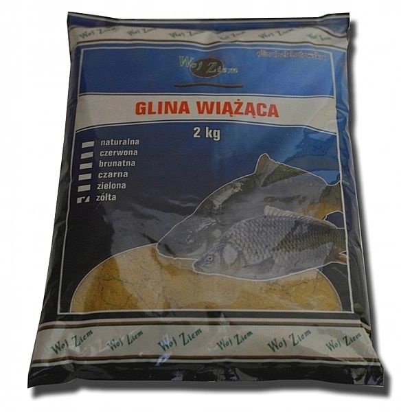 Woj Ziem Glina Ziemia Wiążąca Do Zanęt Żółta 2kg