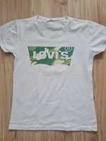 Levi's biały t shirt w rozmiarze S