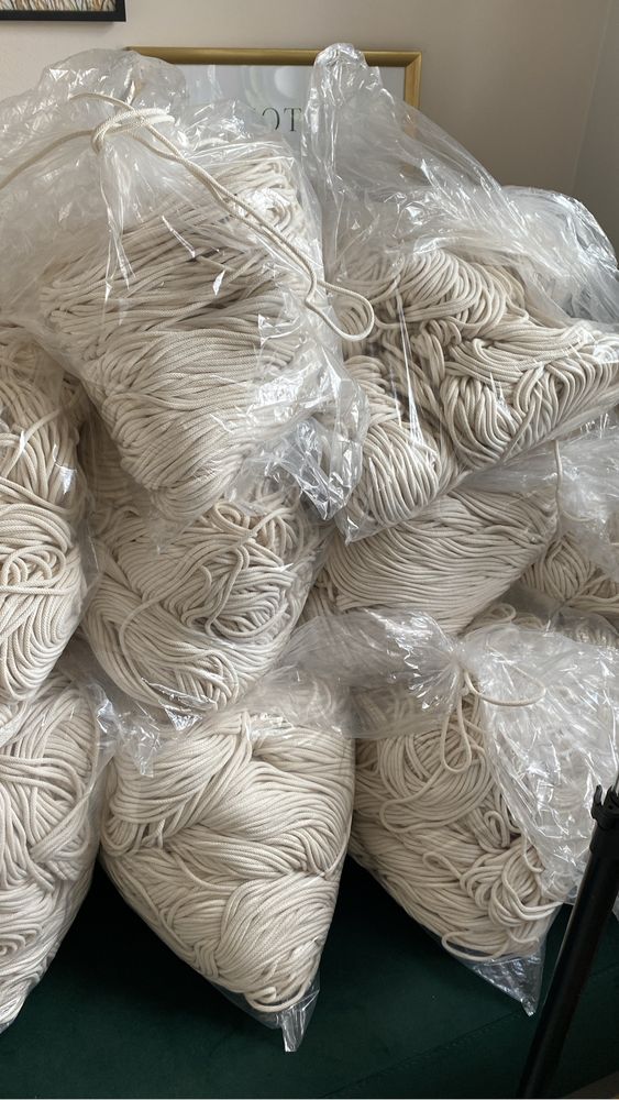 Sznurek bawelniany naturalny 1000m lovely cottons