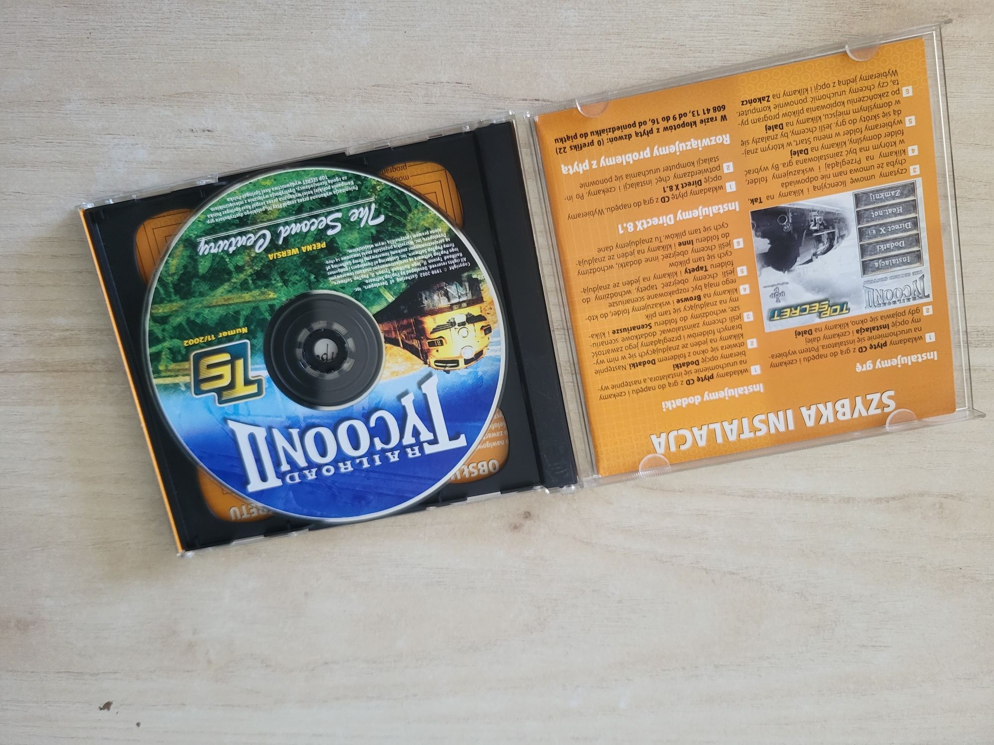 Gra na PC komputer Railroad Tycoon II The Second Century PL