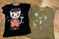 T-shirt koszulki r 116 Lupilu kot zoo cool