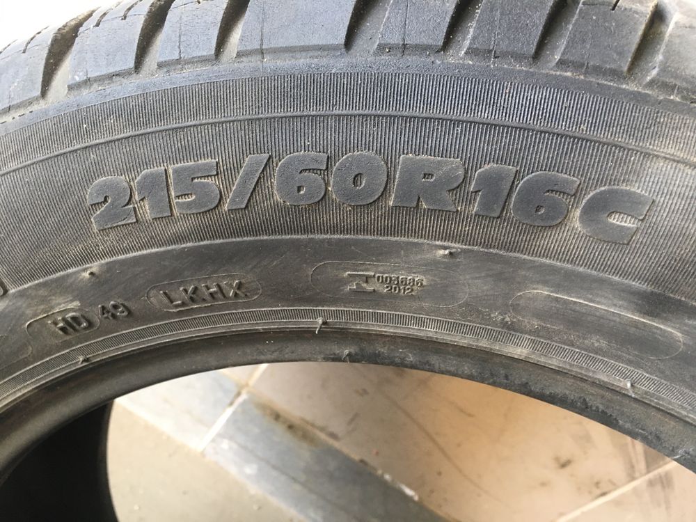 Opony Michelin letnie  215/60R16C