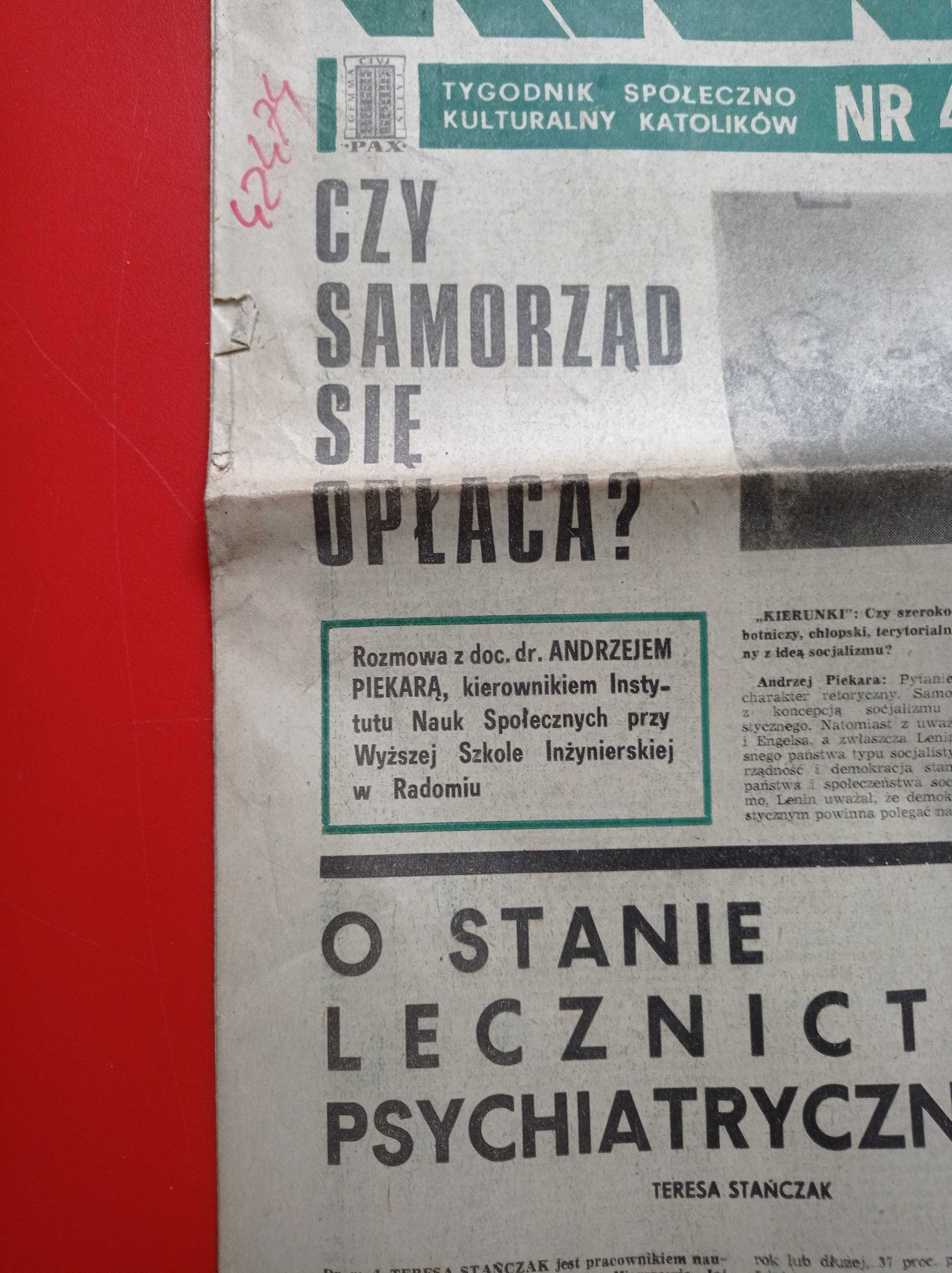 Kierunki tygodnik nr 4 / 1981; 25 stycznia 1981