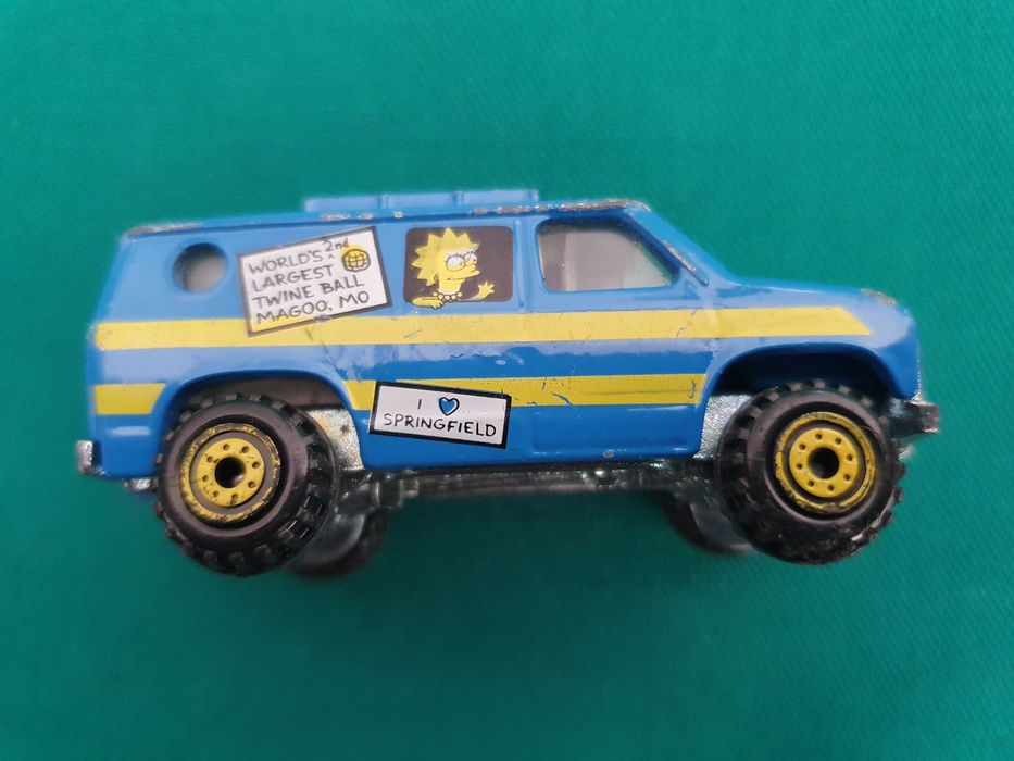 2 Carrinhos RAROS - Os Simpsons - HOT WHEELS MATTEL - Anos 90