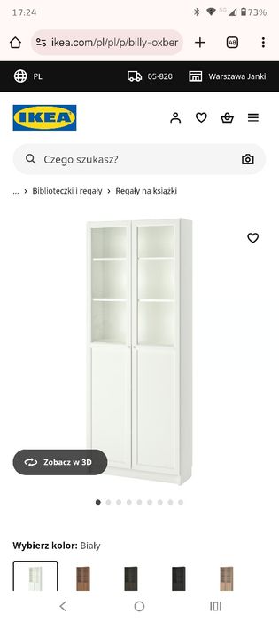 Billy Ikea 2 sztuki regał półki regalik szafka szafa
