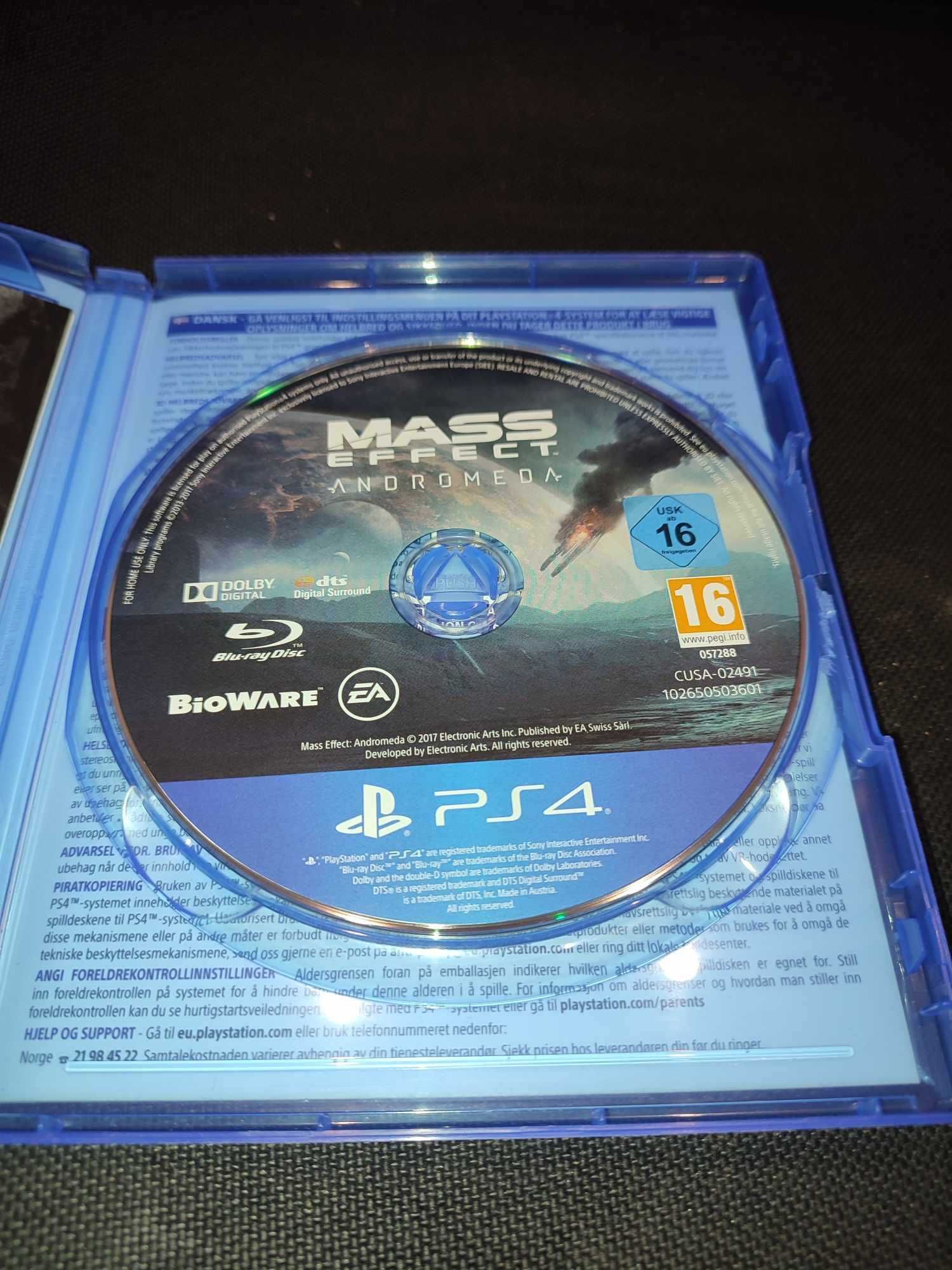 Okazja!!! Gra Mass Effect Andromeda na Ps4i 5! Super Stan!