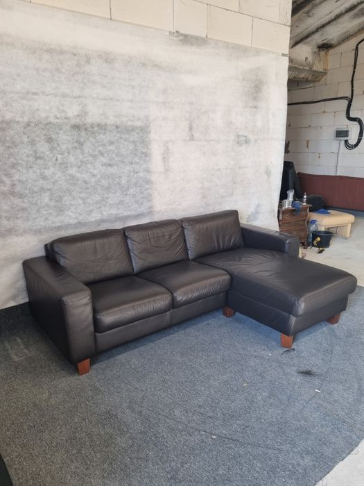 Шкіряний кутовий диван Шкіряний куток Шкіряні меблі з Європи