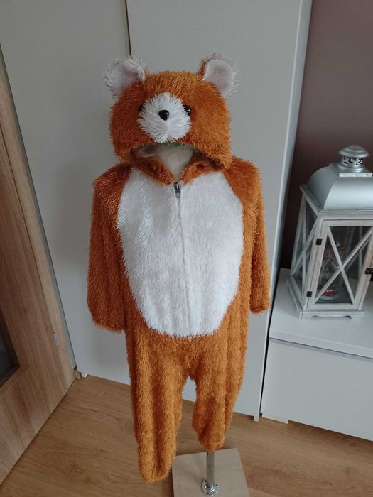 NOWY Strój karnawałowy MISIA MIŚ NIEDŹWIEDZIA przebranie 98/104 (45)