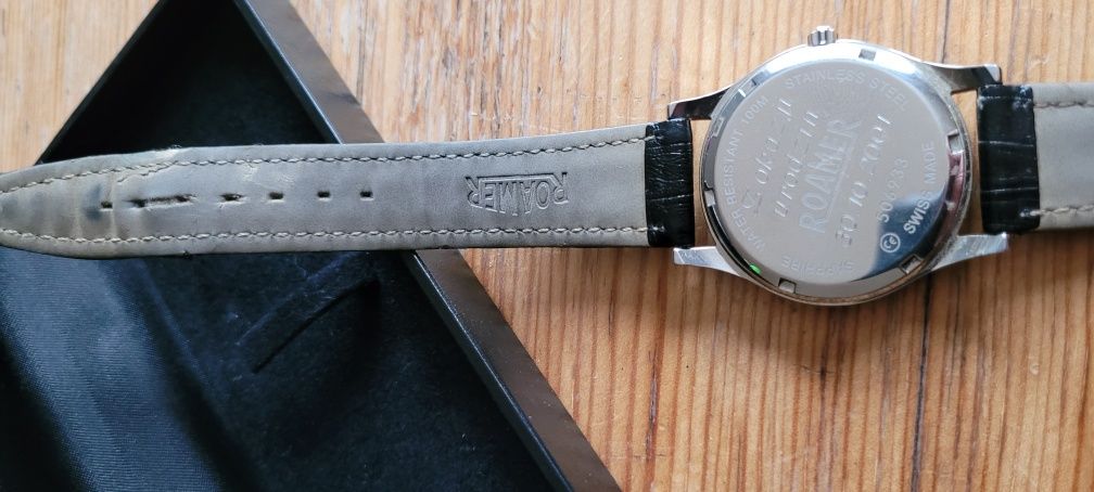 Zegarek Roamer z 2001 roku jak nowy, koperta 35mm NOWA BATERIA