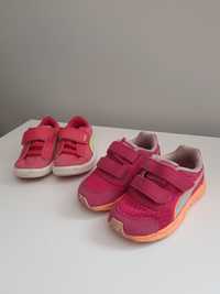 2 pary butow dziewczynka Puma Reebok rozm 22