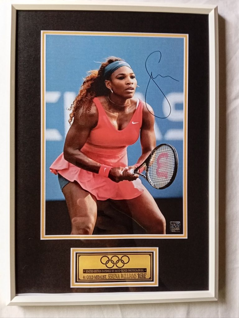 Moldura Tênis Serena Williams com Autógrafo (A4)

Autógrafo:
Serena Wi