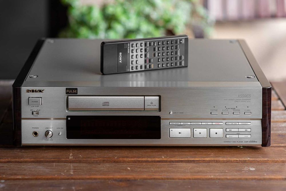 Odtwarzacz cd SONY X559ES stan idealny, drewno na bokach