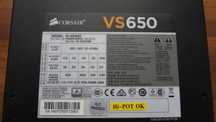 Блок питания Corsair VS650 (CP-9020098-EU) 650ватт