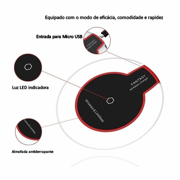 Base de carregamento de indução » Smartphone » 10W » sem fios