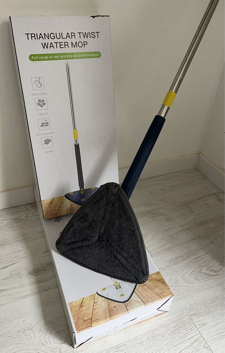 Mopa de limpeza em caixa