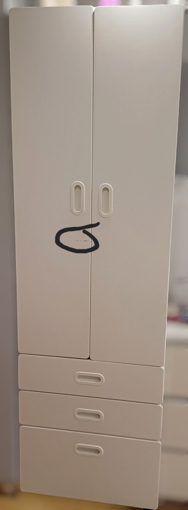 Szafa IKEA pakowna 2 kosze wysuwane biała ikea pokój dziecięcy IKEA