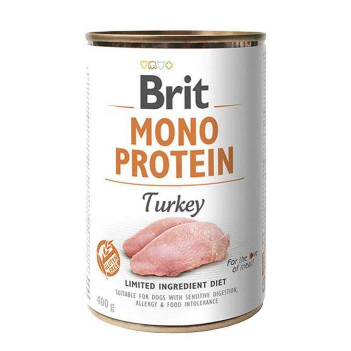 Консервований Корм БРІТ MONO PROTEIN 6 шт X 400 грам для собак. 4 Види