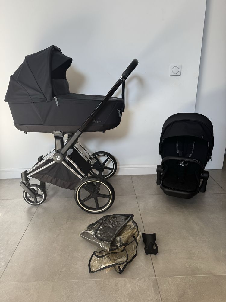 Cybex Priam 4.0 2w1 Black / Chrome Black