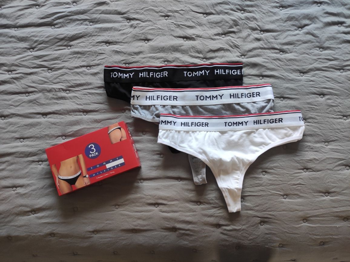 3pak stringów Tommy Hilfiger rozm.S