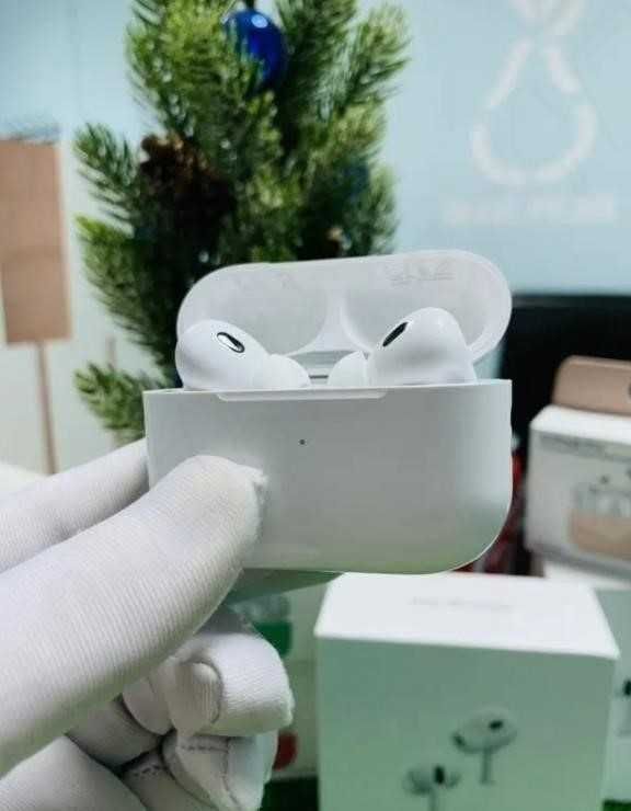 AirPods Pro 2 с шумоподавлением 1в1 Беспроводные Наушники +чехол