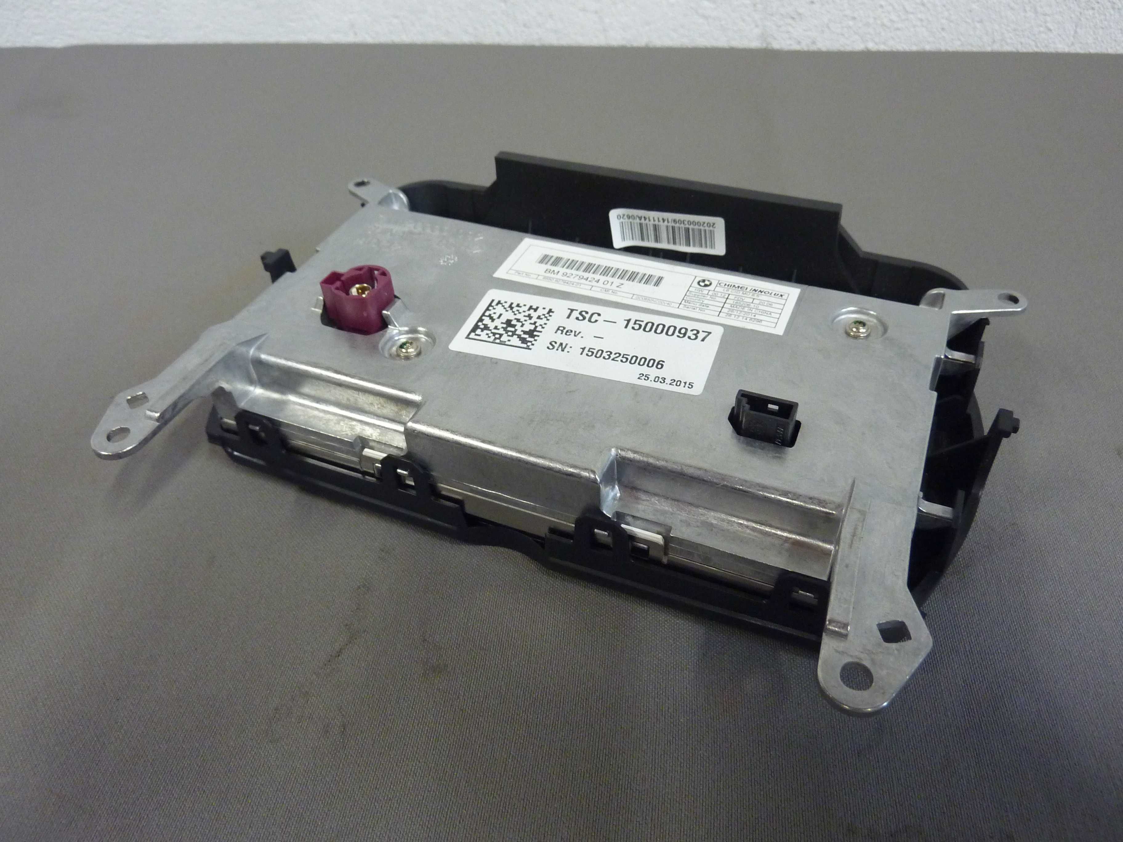MINI F54 F55 F56 F57 wyświetlacz nawigacji ekran 927.9424 NOWY orygina