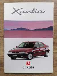 Prospekt Citroen Xantia 1.6i  1.8i  2.0i X/SX  2.0i VSX 2.0i 16V VSX