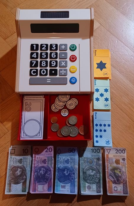 KASA sklepowa dla dzieci Ikea Duktig + PIENIĄDZE