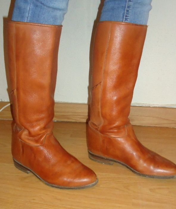 Botas pele Camel Número 37