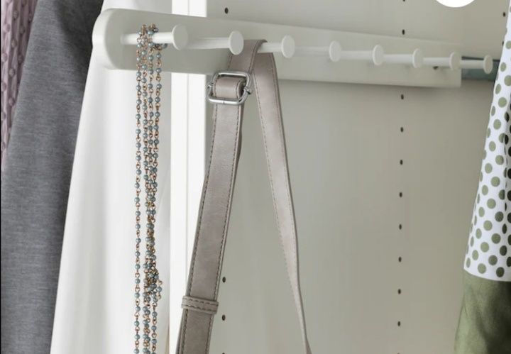 Cabide multiusos extraível cinzento