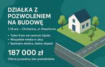 Działka budowlana z pozwoleniem – 9 km od centrum Opola!