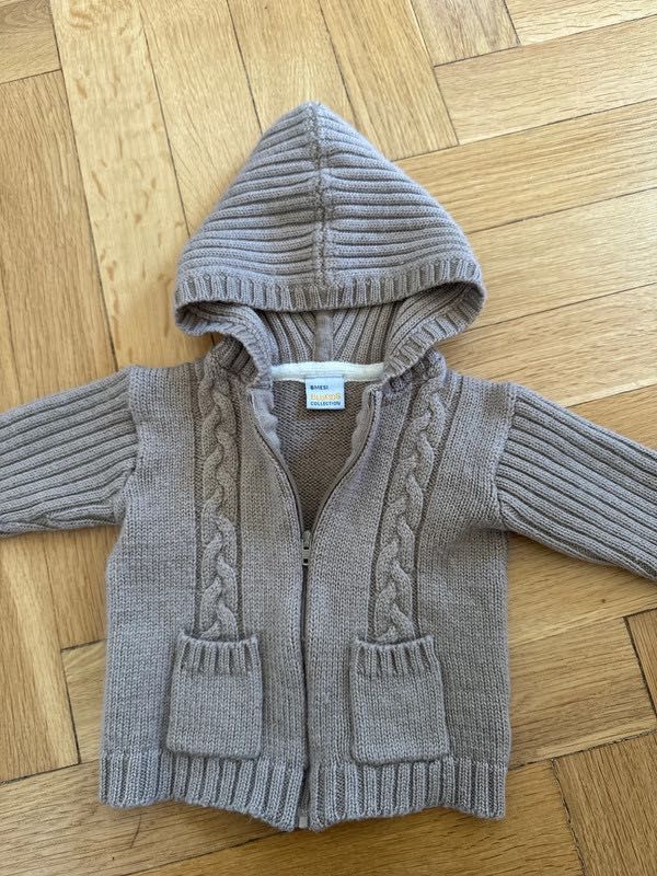 Dziecko kurtka przejściowa wiosenna 68, sweterek, bezrękawnik +GRATISY