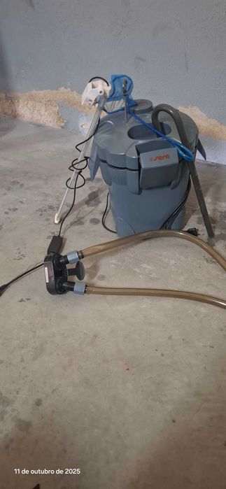 Bomba de aquário "Sera 250" + termostato  + lâmpada Led branca
