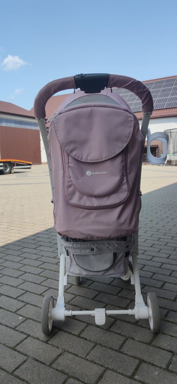 Wózek spacerowy Eurocart Volt Pro dla dziewczynki