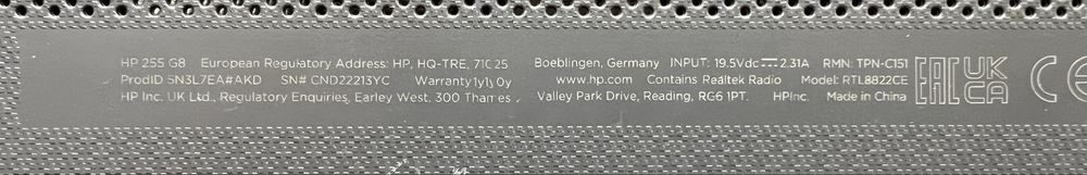HP 255 G8 AMD wroclaw jak nowy