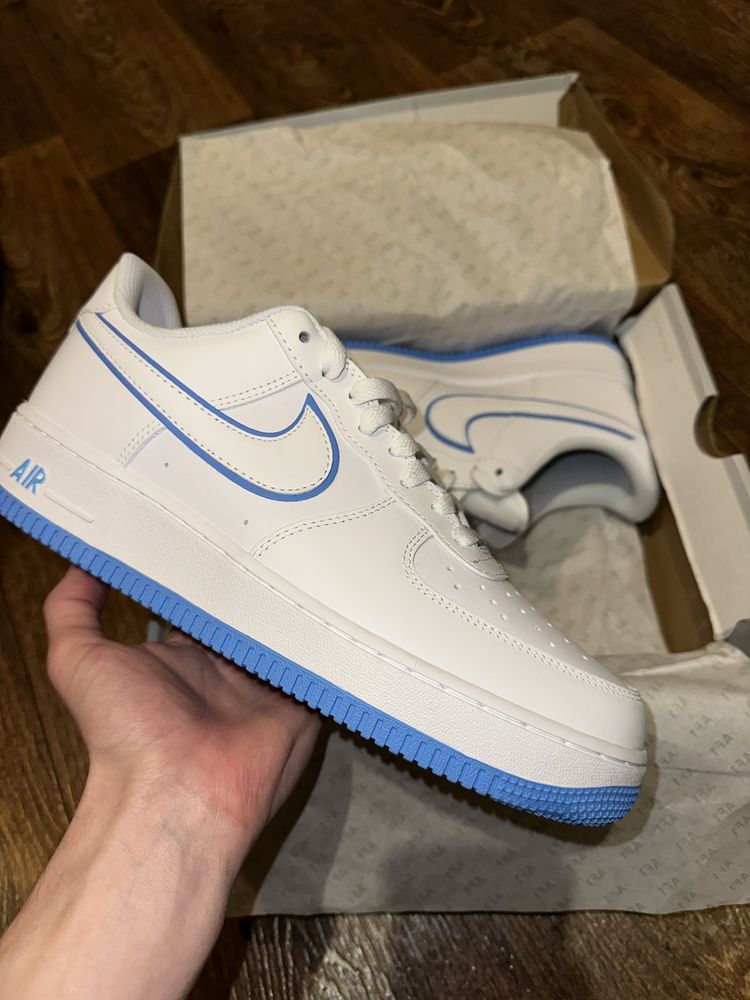 Кроссовки Nike Air Force 1 ‘07 White/Blue