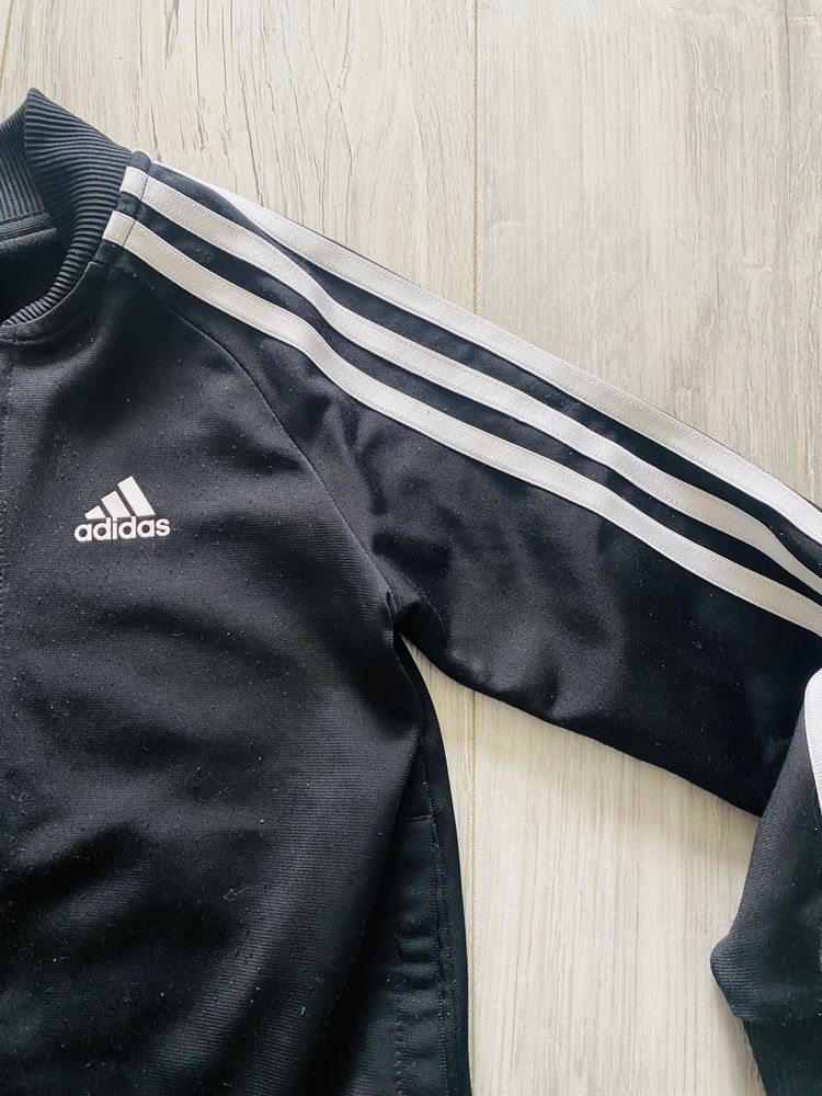 Bluza adidas dla chłopca czarna 116