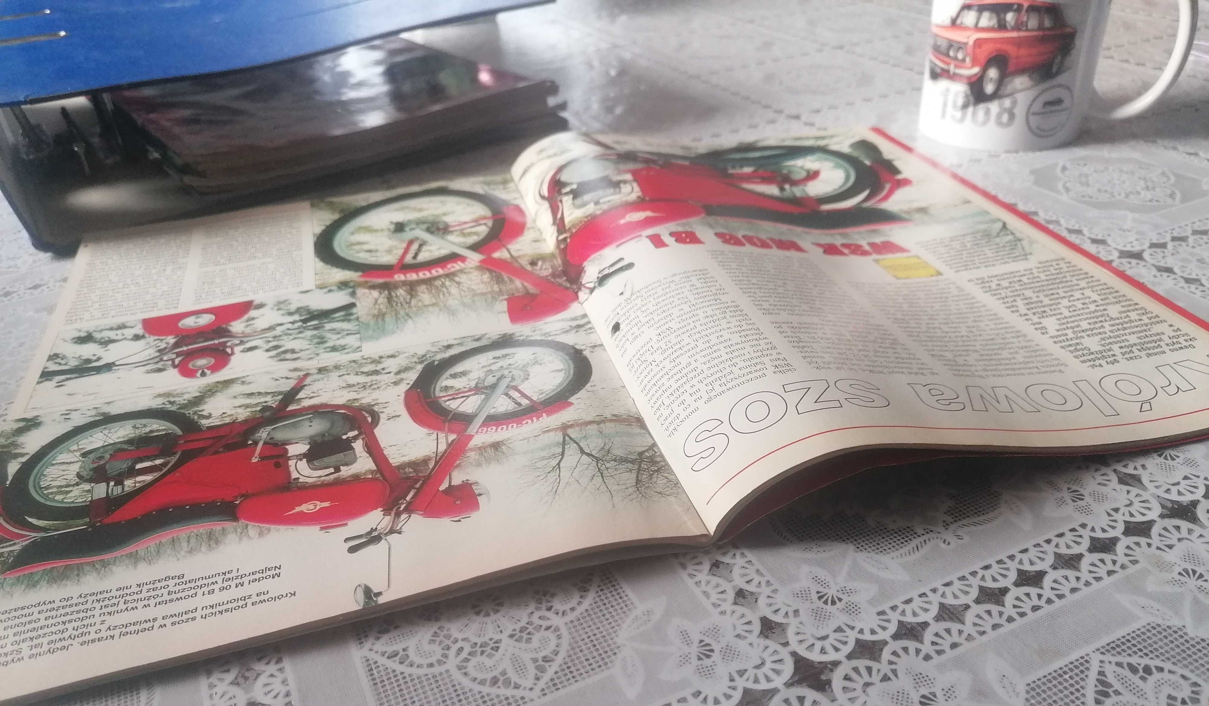 Gazeta Świat Motocykli JUNAK weryfikacja silnika WSK M06 B1 2001 nr. 3