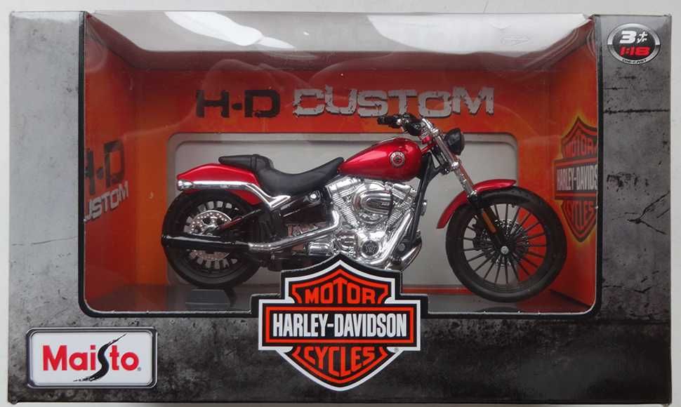 Модель мотоцикла Harley-Davidson 2016 Breakout red 1:18