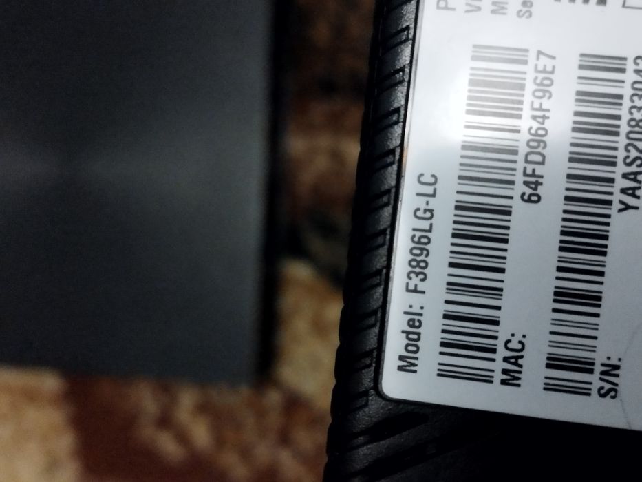 Modem F3896 nie testowałem