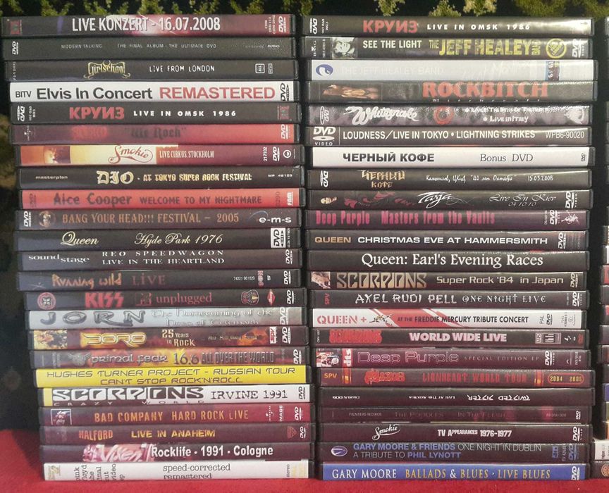 DVD диски с музыкой - Hard Rock, Heavy Metal