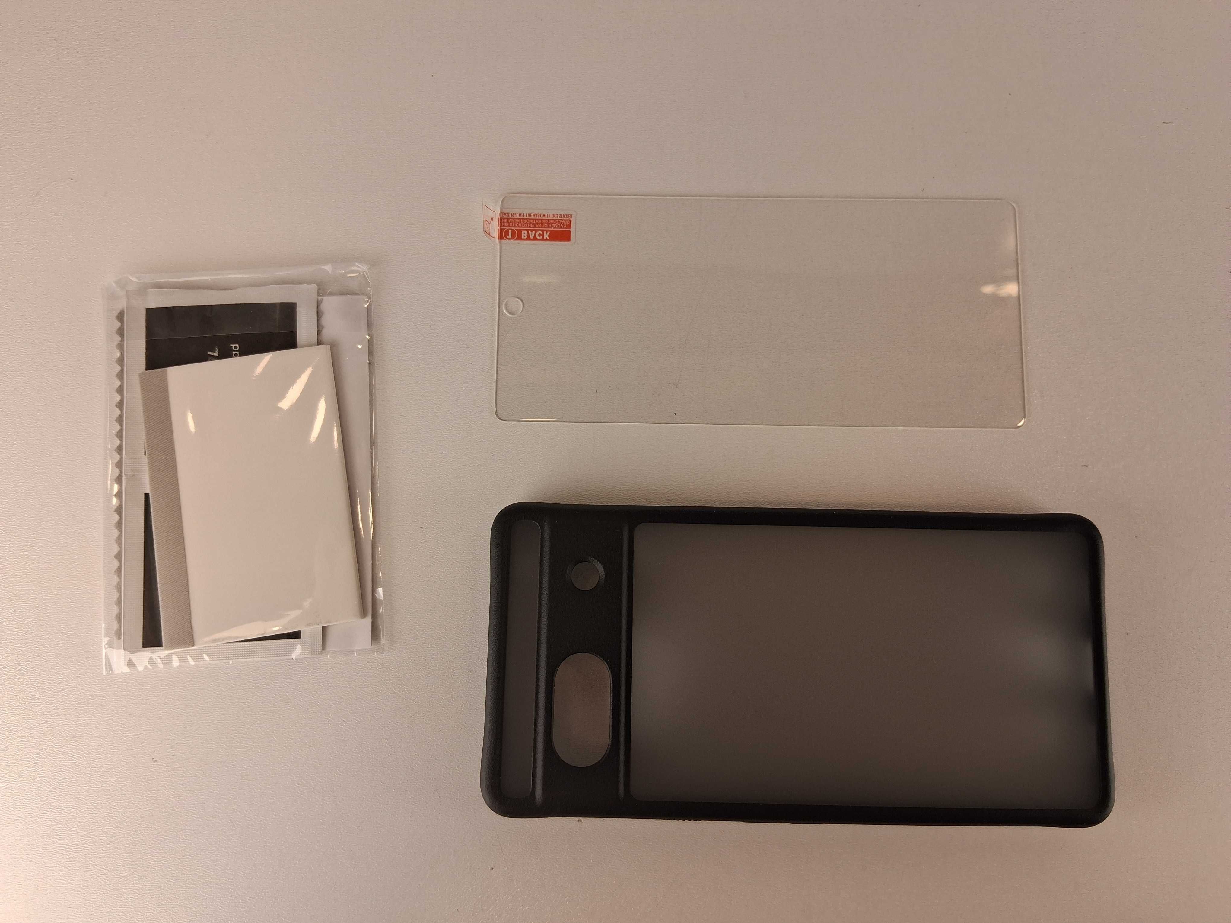 Y173 Etui + Szkło Hartowane Tocol Google Pixel 7A Czarne