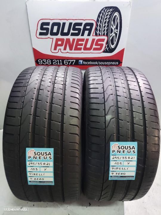 2 pneus semi novos 295-35r21 pirelli - oferta dos portes