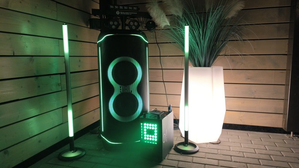 Wynajem Głośnika JBL PARTYBOX ULTIMATE, Dym, Mikrofony, Oświetlenie!