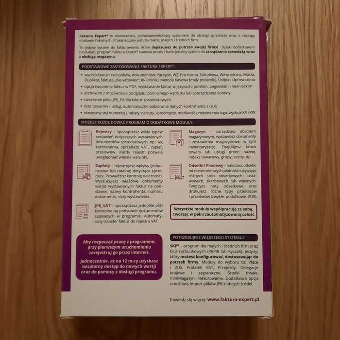 Program Formsoft Faktura JPK Expert Standard