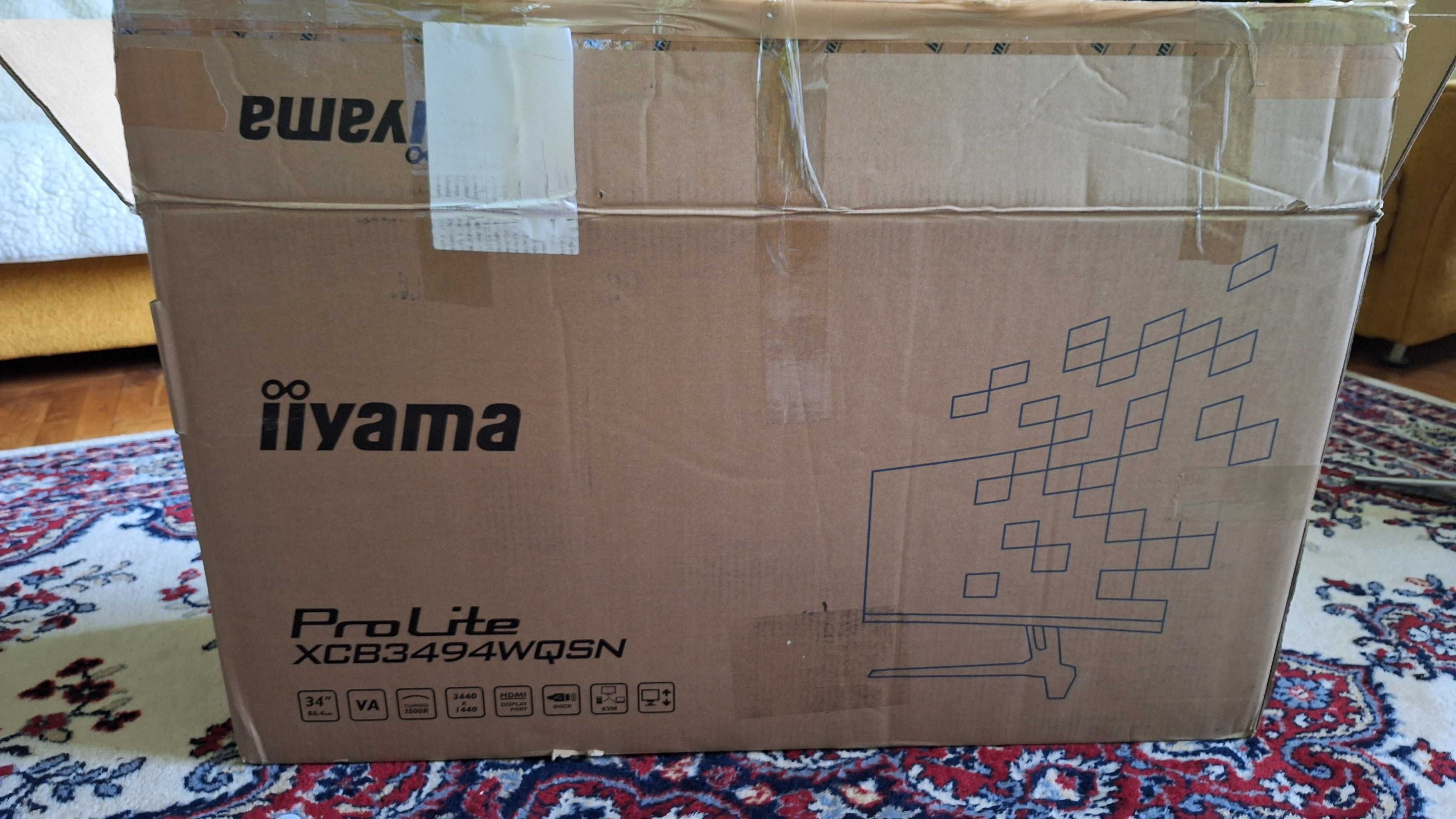 Monitor LED iiyama XCB3494WQSN-B1 34cale