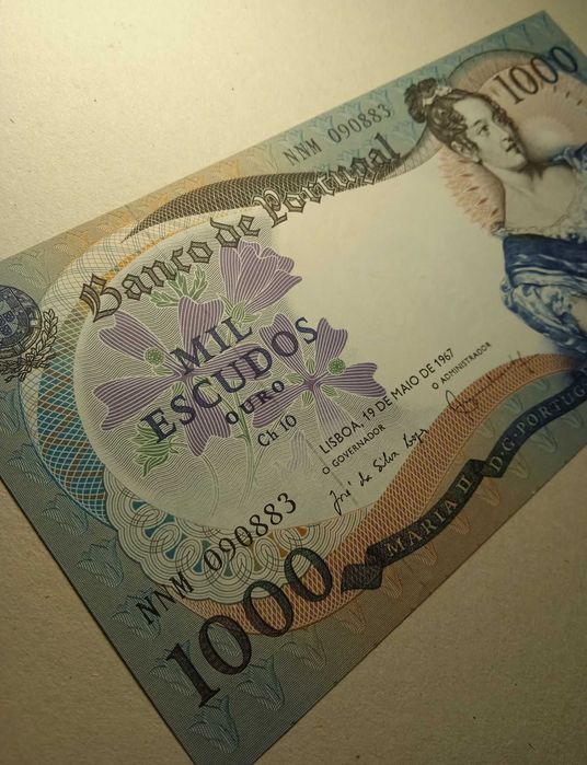 Nota 1000 escudos 1967 - NOVA Portes Gratis