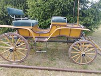 Bryczka na resorach, ok 1939 rok