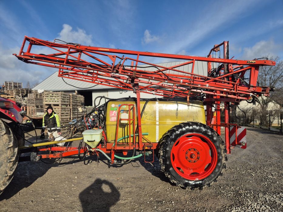 Opryskiwacz Rau 2000l, 21m sterownik, na kola ciągany krukowiak