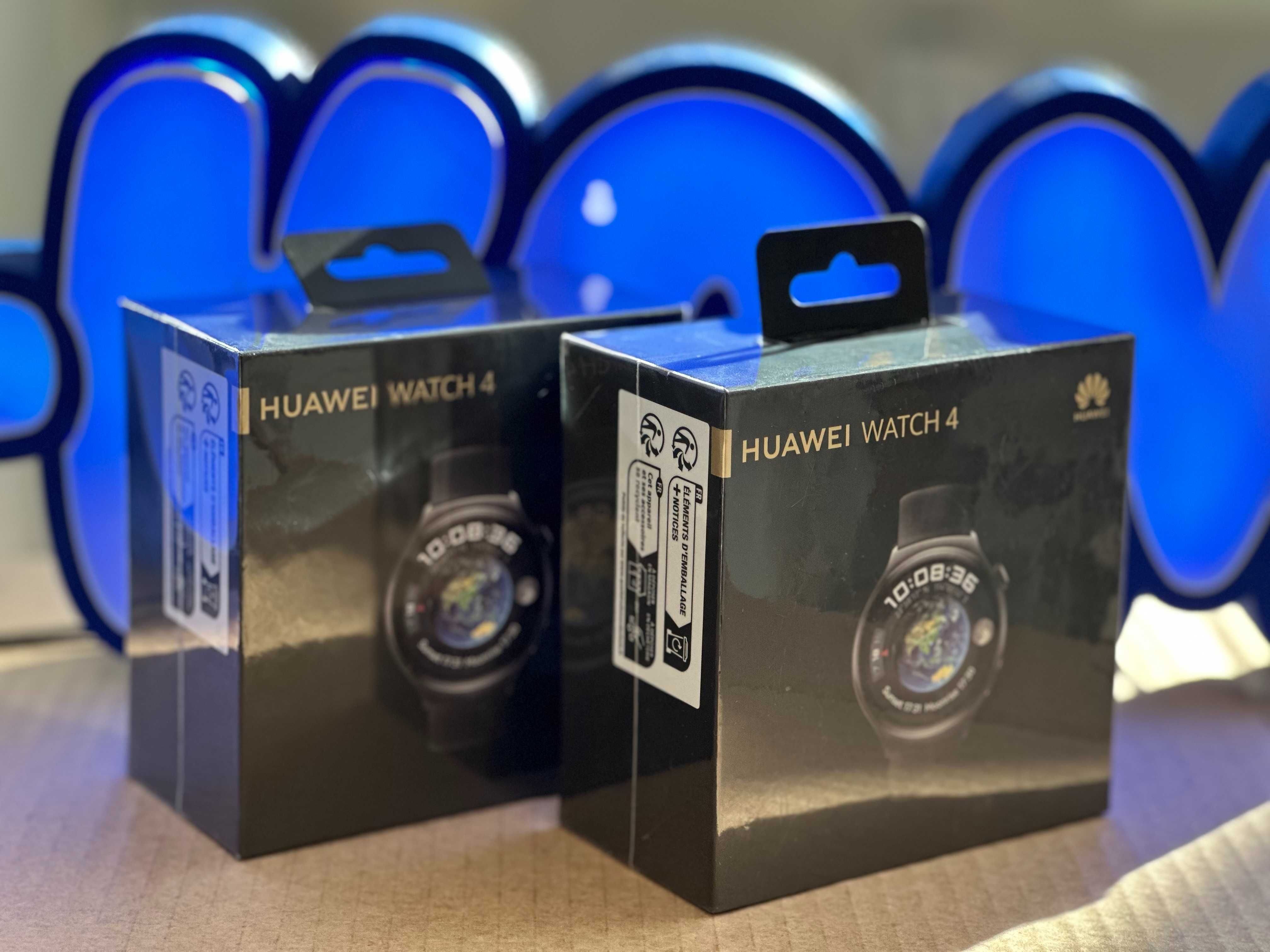 Smartwatch zegarek Huawei Watch 4 czarny ARC-AL00 eSIM GPS 5ATM / RATY
