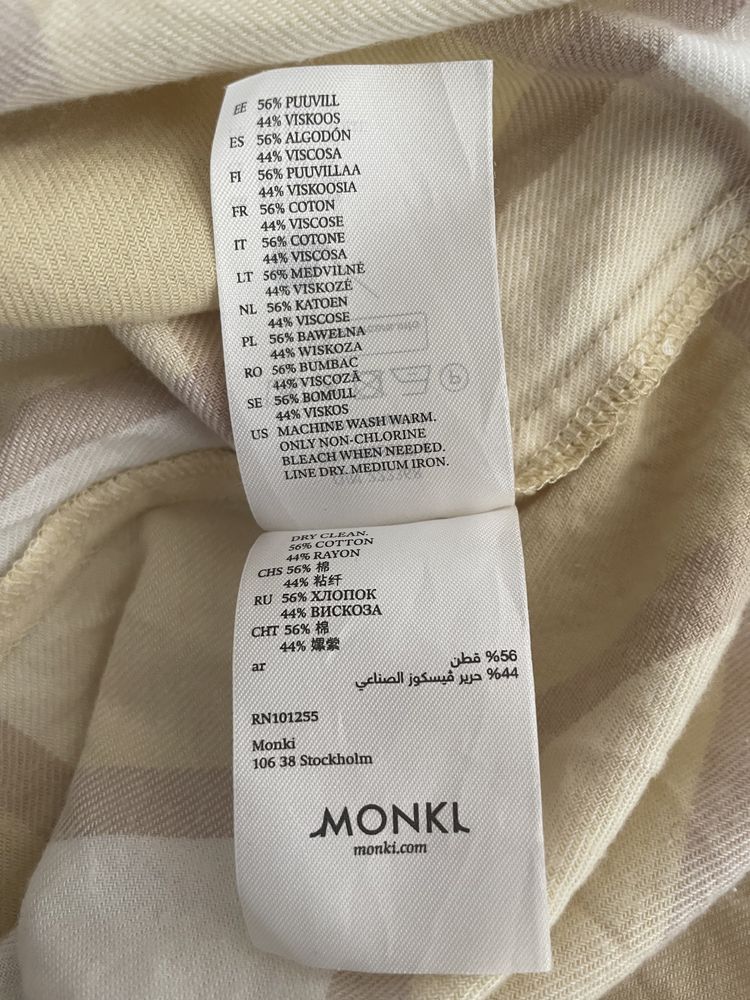 Koszula Monki S M L oversize modna hit bawełna wiskoza flanela